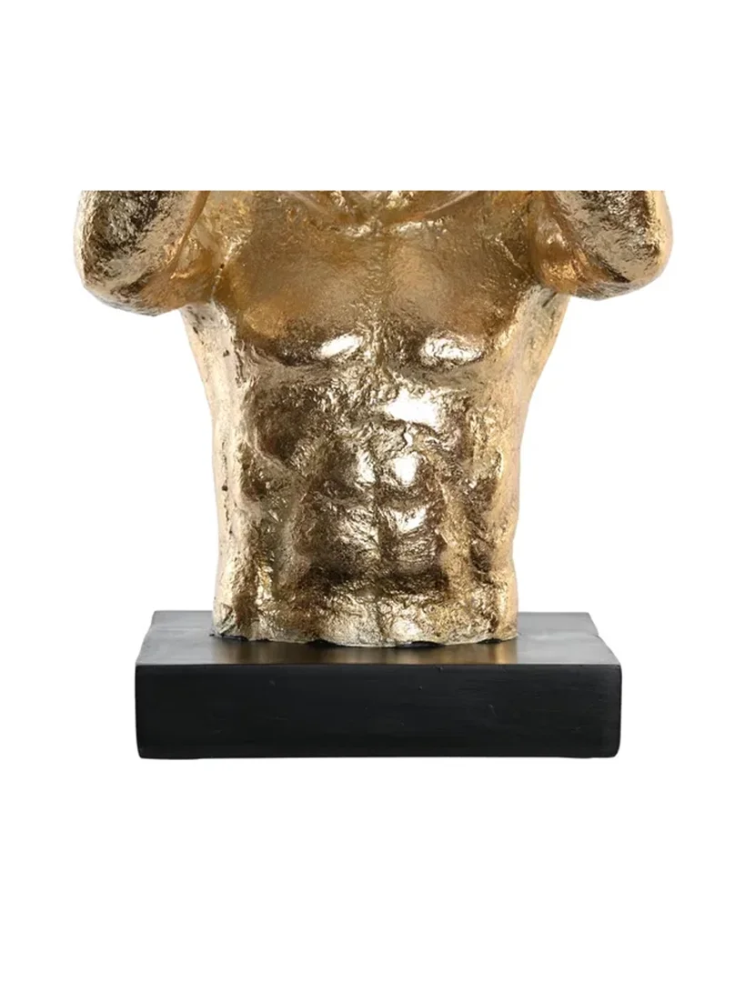 Gold and Black Decorative Figure Man