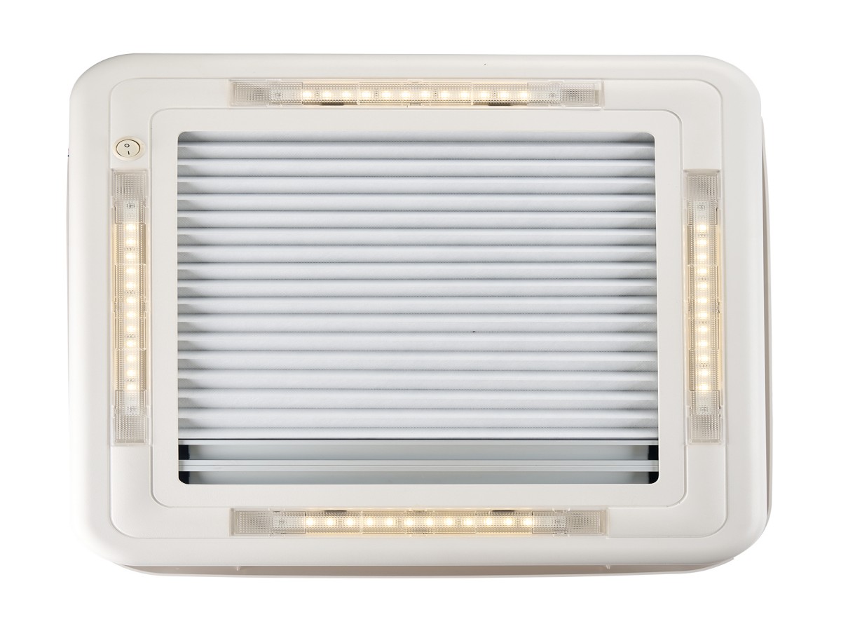 AOYI Skylight LED 40x40 cm dakluik met permanente ventilatie