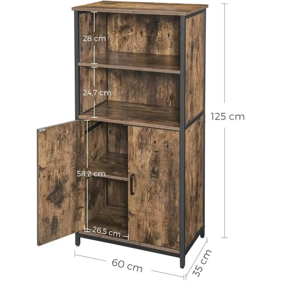 Parya Home Multifunctionele Boekenkast – Staande kast