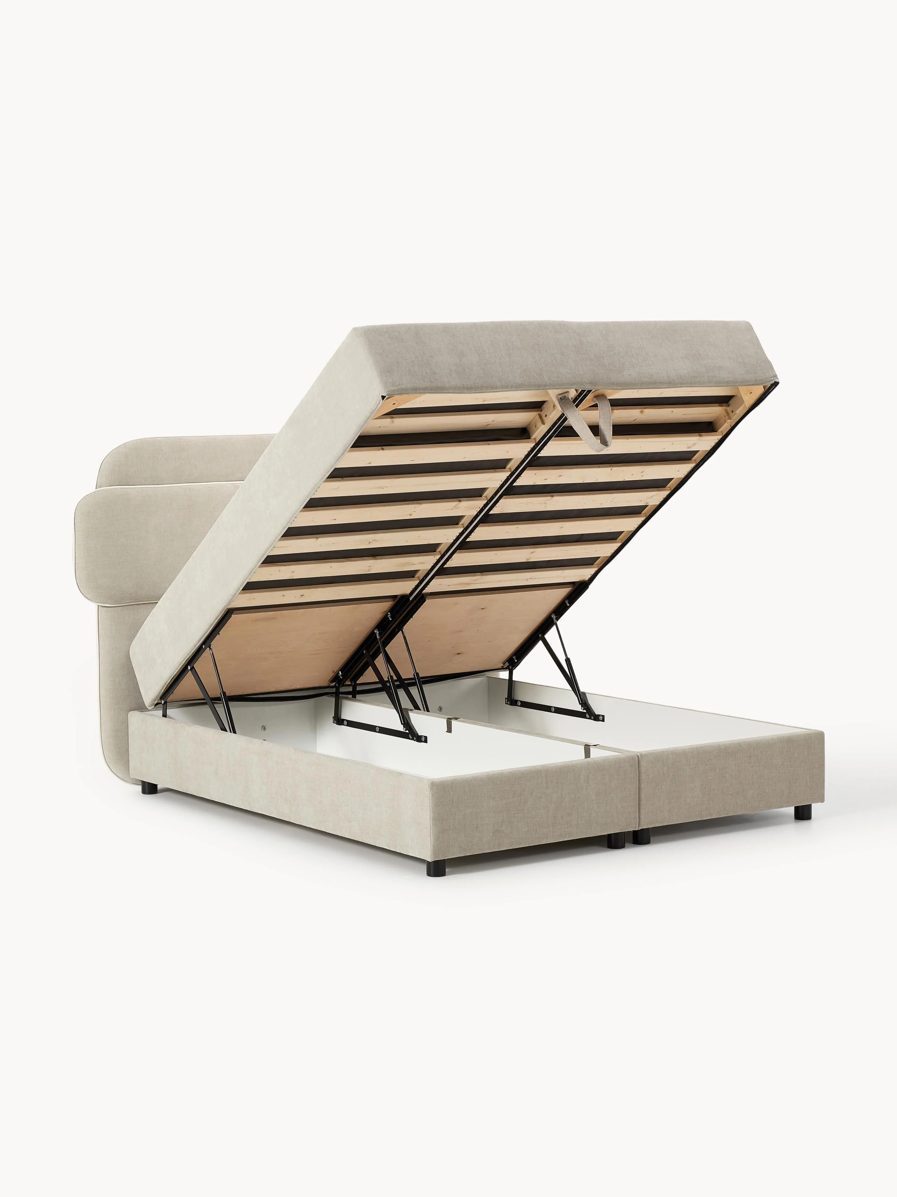 Boxspringbed Enrica met opbergruimte