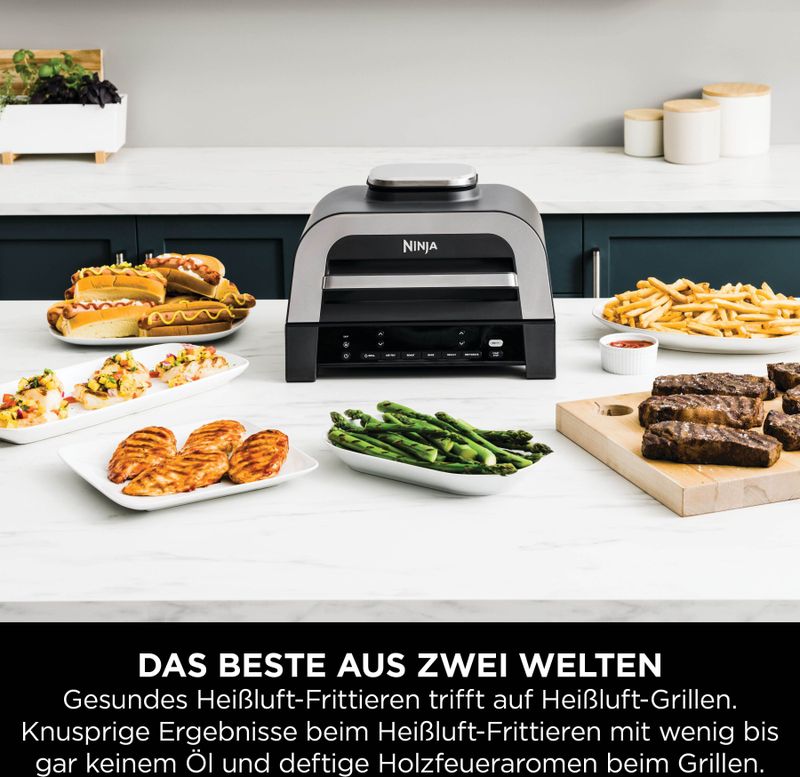 Ninja - Foodi MAX - Air Grill en Airfryer - Zwart - 6-in-1 Functies