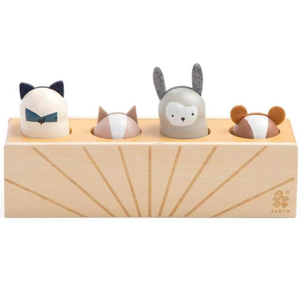 Pop Op Legetøj Woodland - Sebra → Luksusbaby.dk
