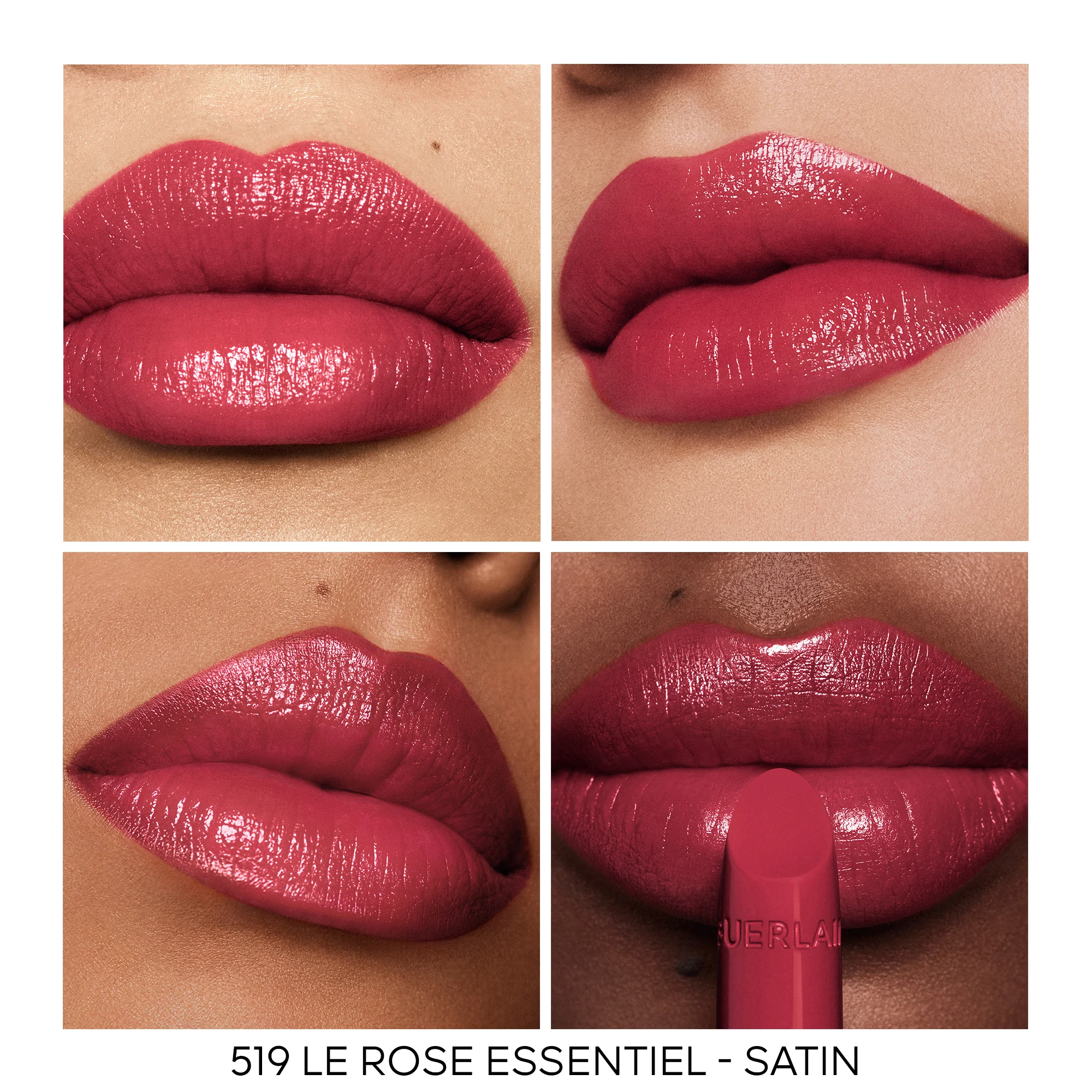ROUGE G La recharge - Le rouge à lèvres soin personnalisable |- 519 LE ROSE ESSENTIEL - SATIN