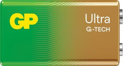 GP Ultra Alkaline G-TECH 9V Batteri Svanemerket 1-Pack