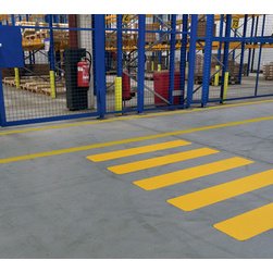 Marquage 'passage piéton' 200/05, jaune de sécurité