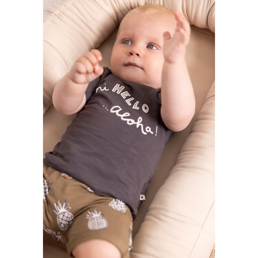 Feetje Shorts Hi Hello Aloha Grün
