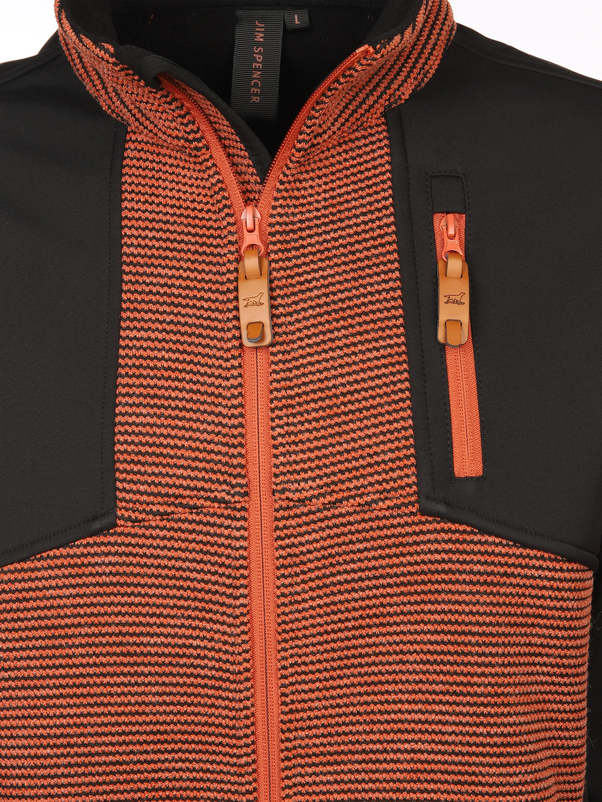 Herren Strickfleece Jacke