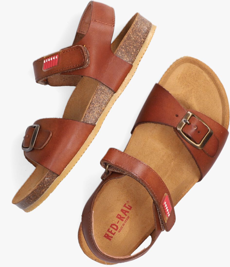 RED-RAG cognac red-rag sandalen 19155