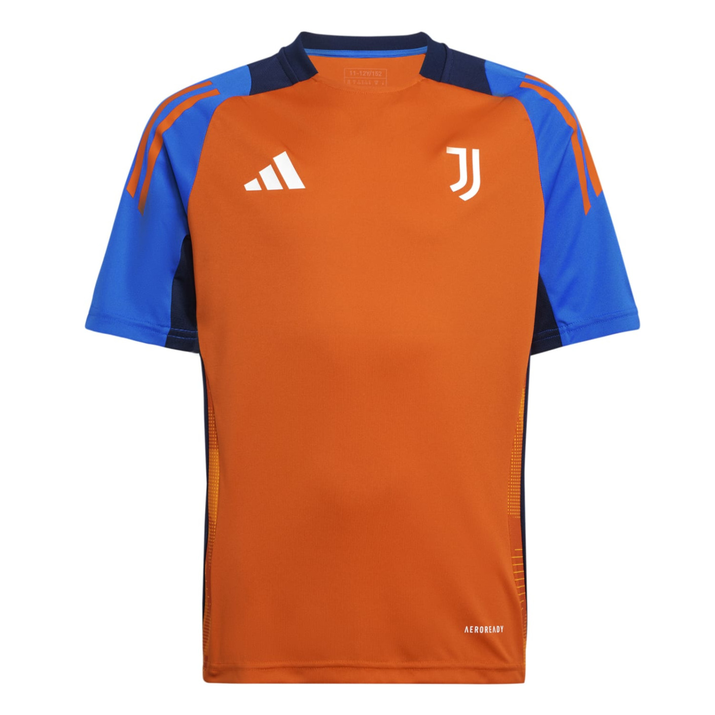Adidas Juventus Trainingsshirt 2024-2025 Kids Oranje Blauw Wit