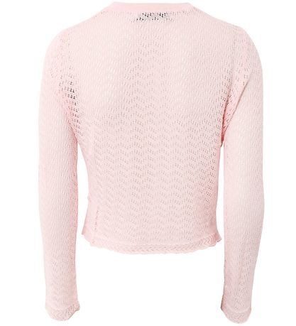 Hound Bluse - Cropped - Strik - Soft Peach m. Hulm?nster
