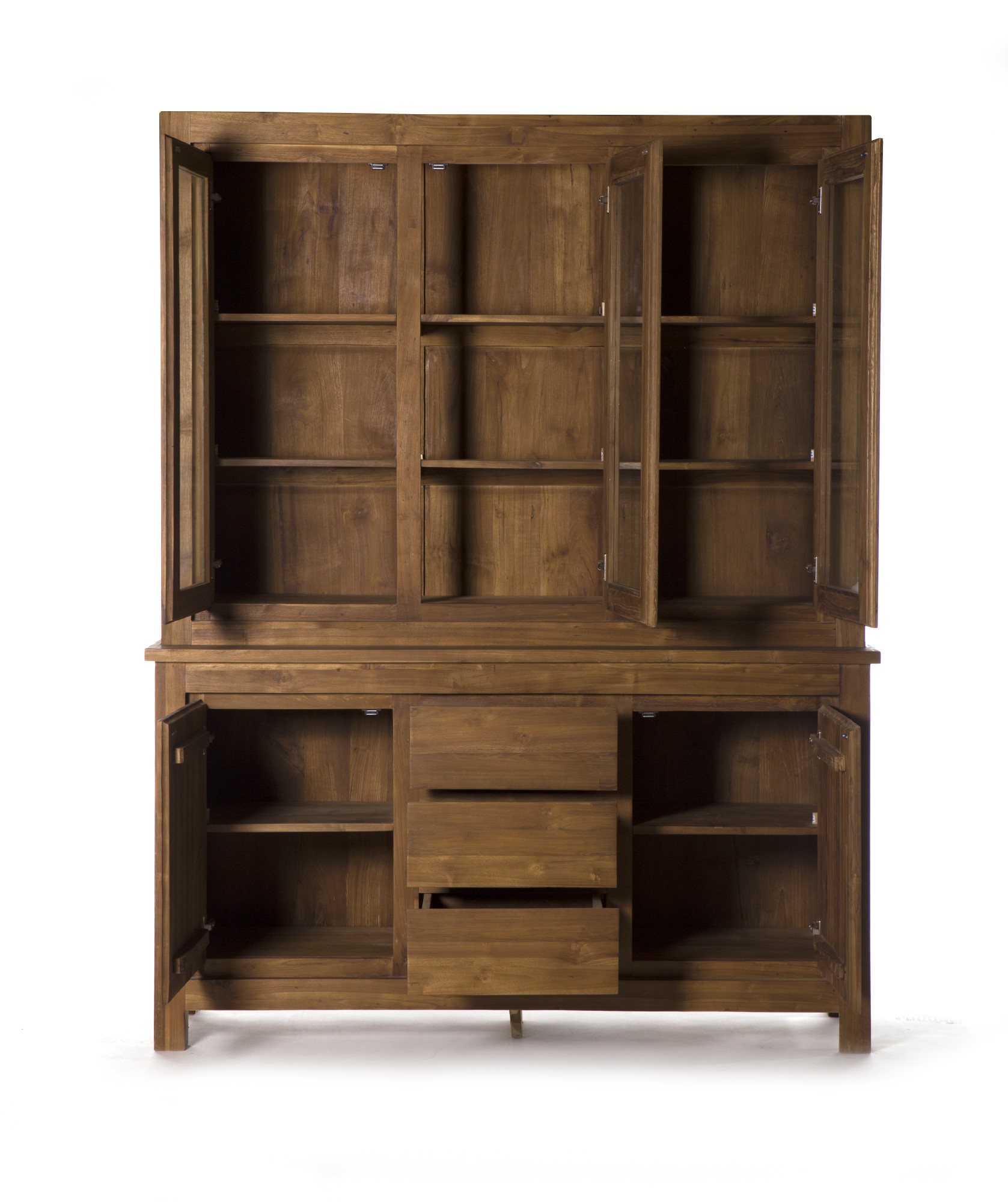 Schrank natur, T 50 cm, B 160 cm, H 210 cm von fischer's lagerhaus
