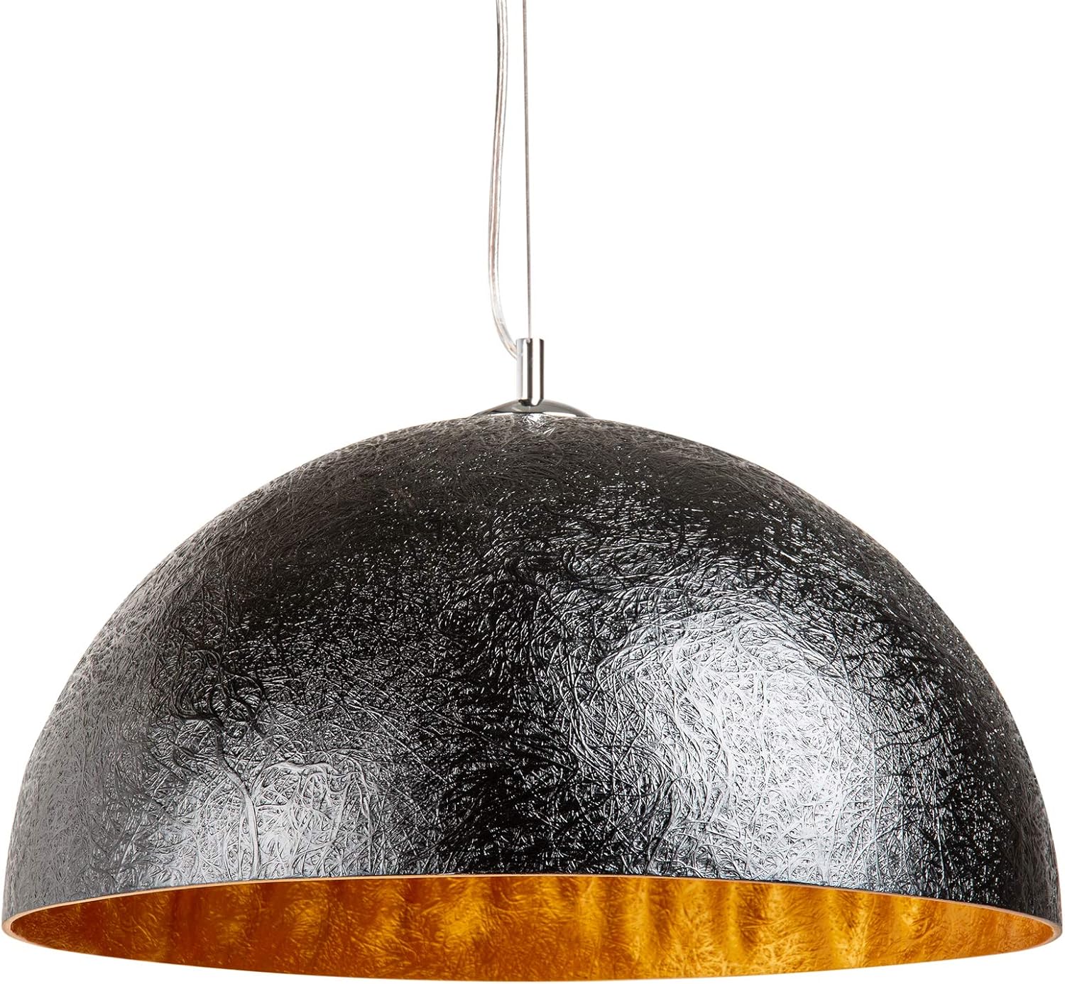 riess-ambiente.de Stylische Hängeleuchte GLOW schwarz gold 50cm Hängelampe Lampen Leuchten