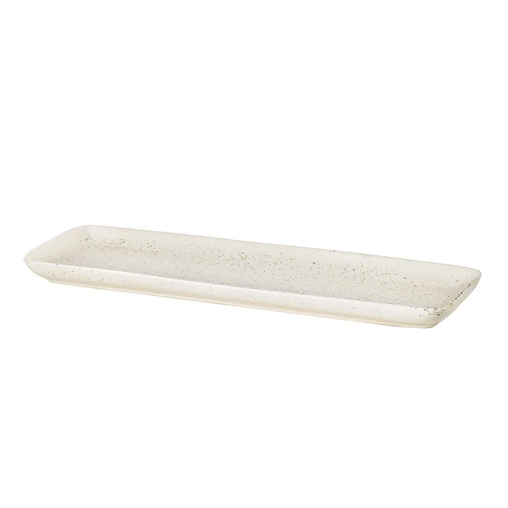 Broste Copenhagen - Nordic Vanilla Servierplatte, 35 x 12,5 cm