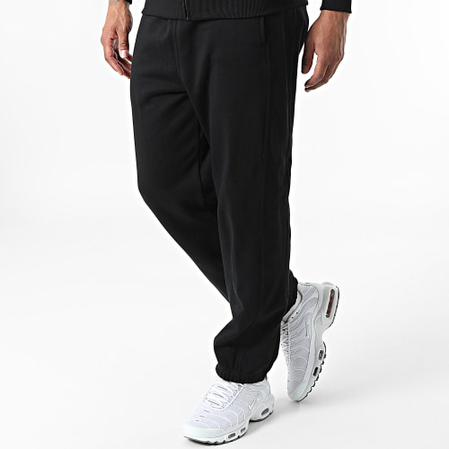 Ensemble Sweat Zippé Capuche Et Pantalon Jogging TB001 Noir
