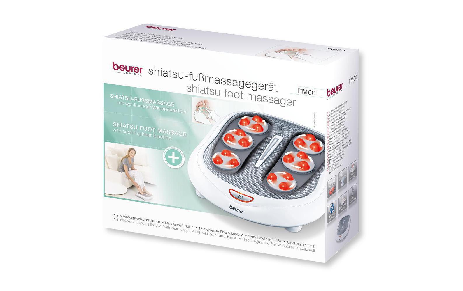 Fuss-Massagegerät Shiatsu FM60Shiatsu-Massage für Ihre Füsse