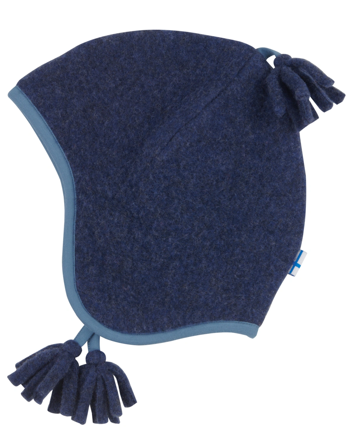 Wollfleece-Zipfelmütze NORSU in navy/dove