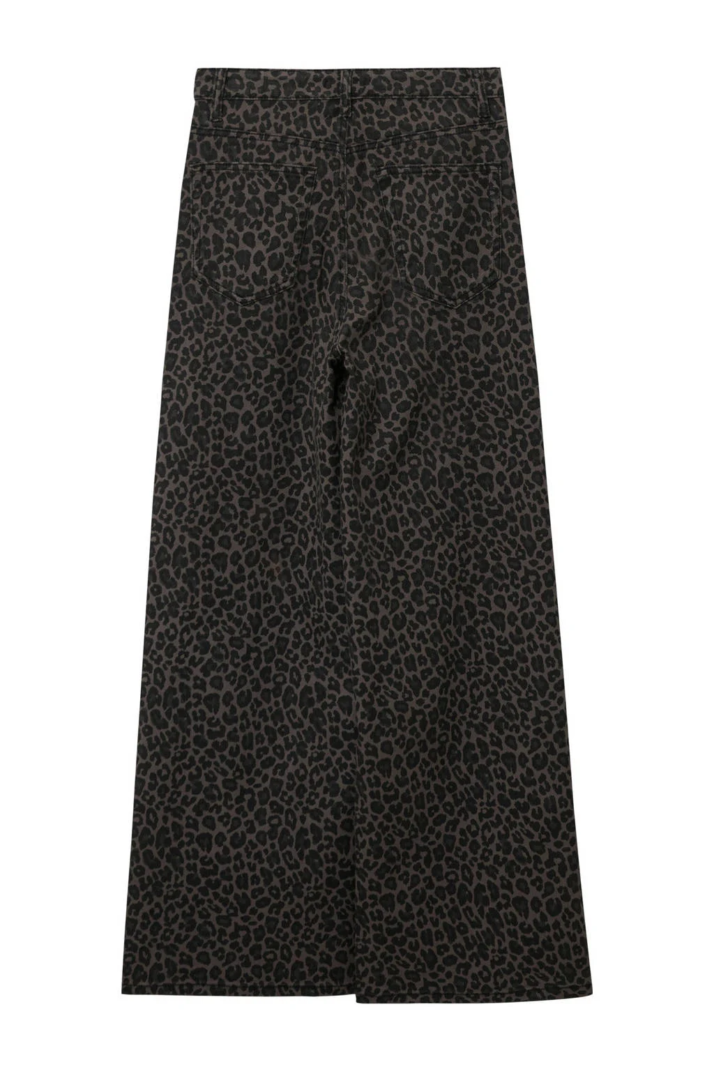 s.Oliver wide leg casual broek grijs