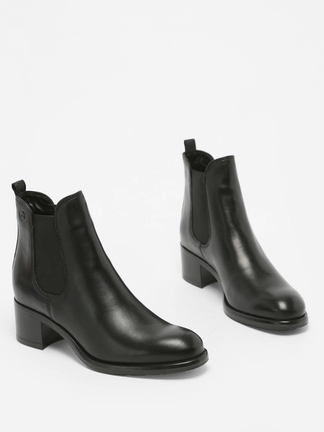 Bottines  talon en cuir TAMARIS