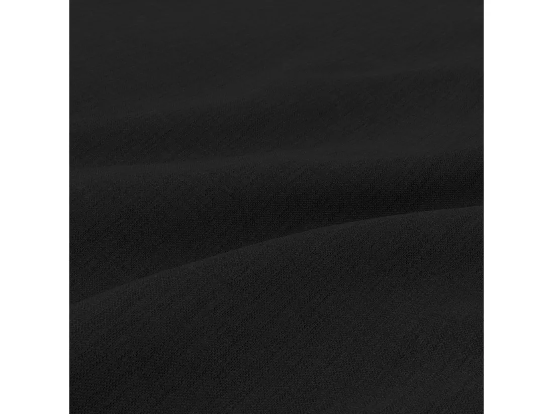 Canapé d'angle en U avec fonction sommeil, 2 méridiennes, Noir