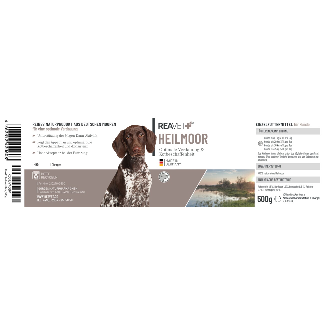 REAVET Heilmoor 500g