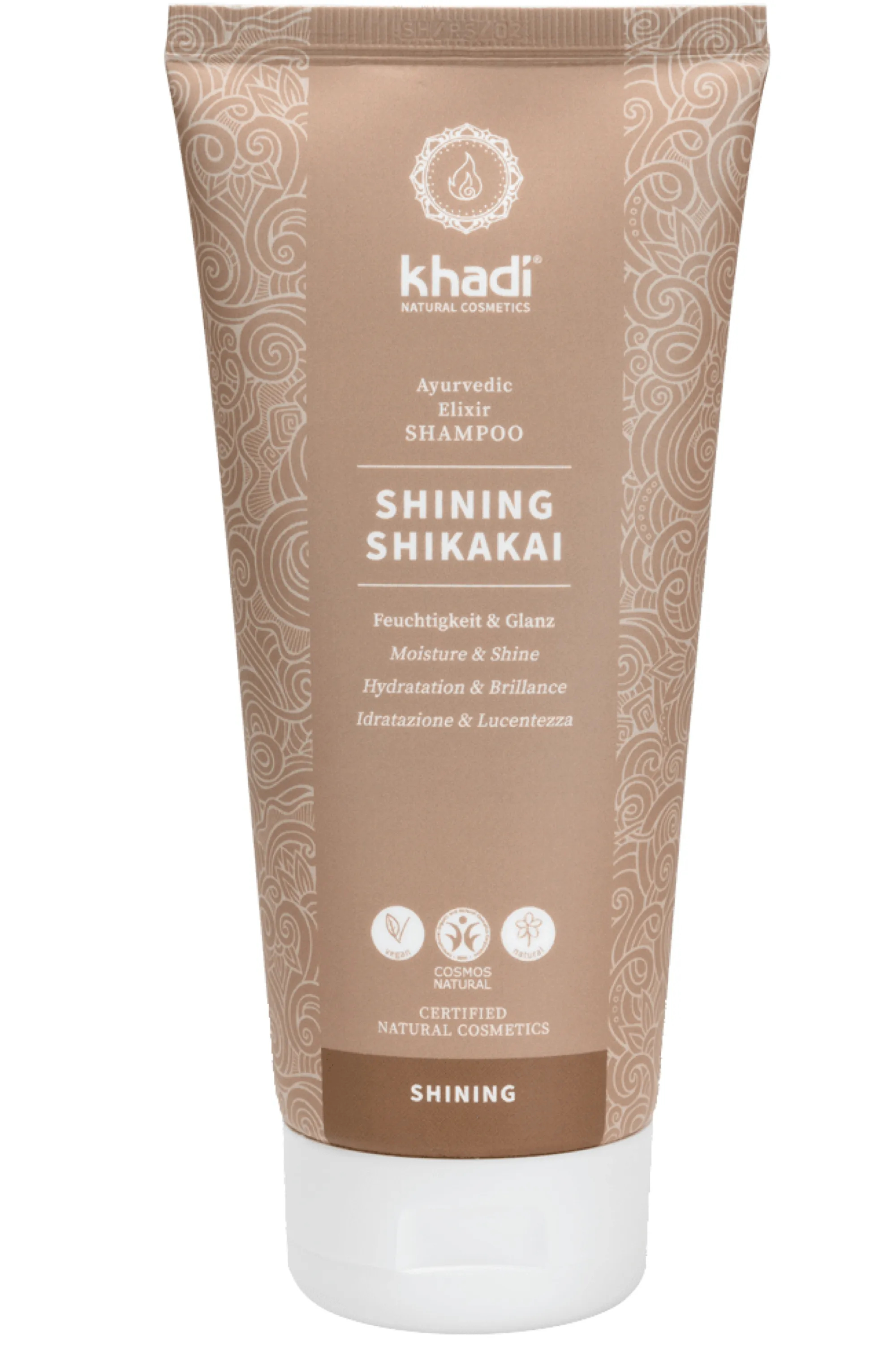 KHADI Shampoing hydratation & brillance ayurvédique Shikakai Shine-200 ml