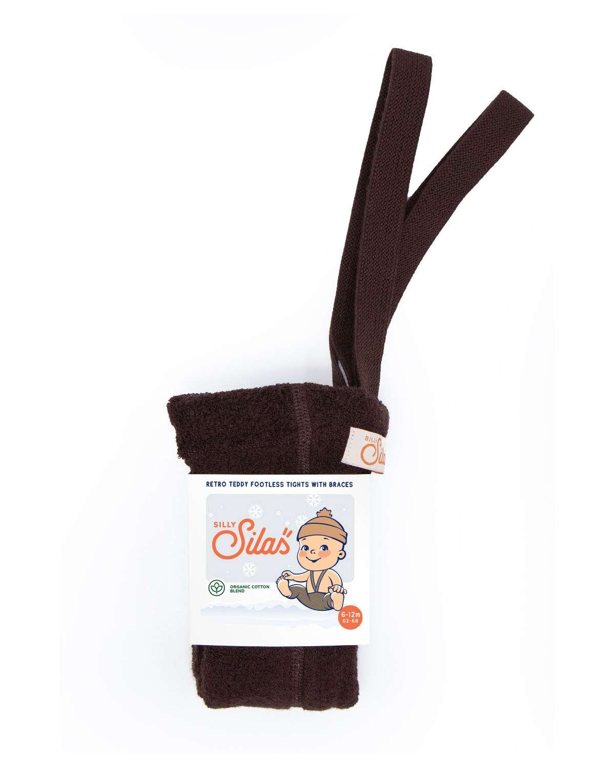 Strømpebukse Teddy u/ føtter m/ seler – Warmy Footless Tights
