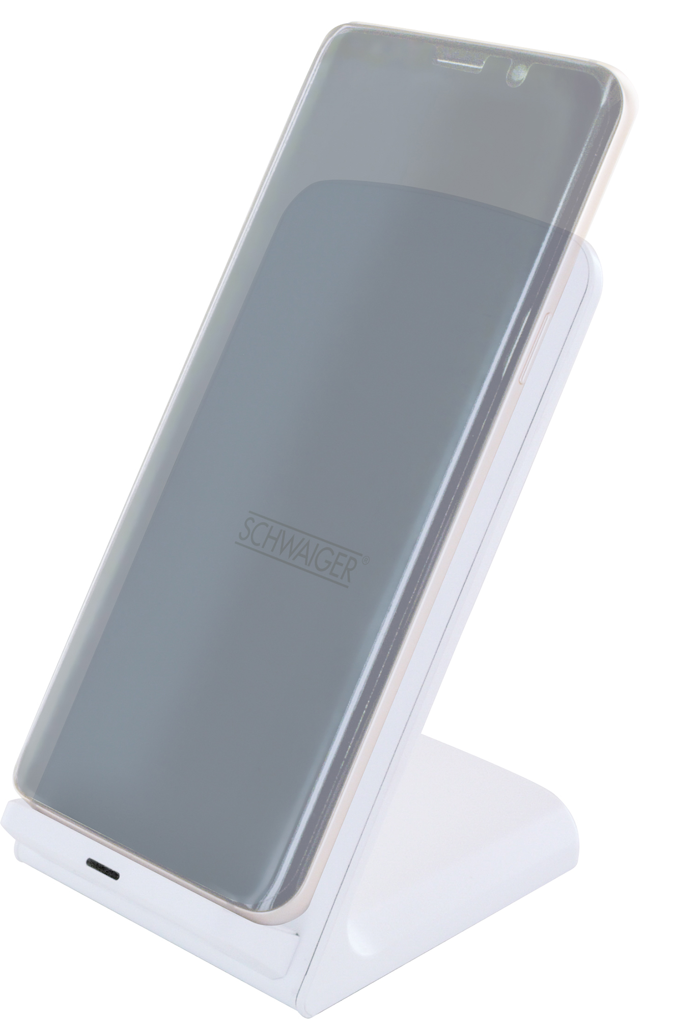 Schwaiger wireless QI-laadstation - White