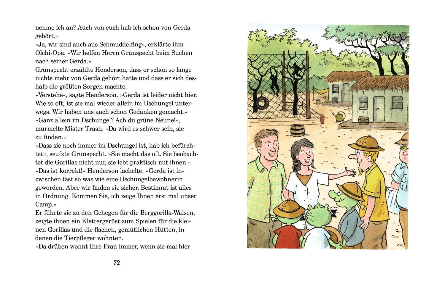 Safari bei den Berggorillas / Die Olchis-Kinderroman Bd.8