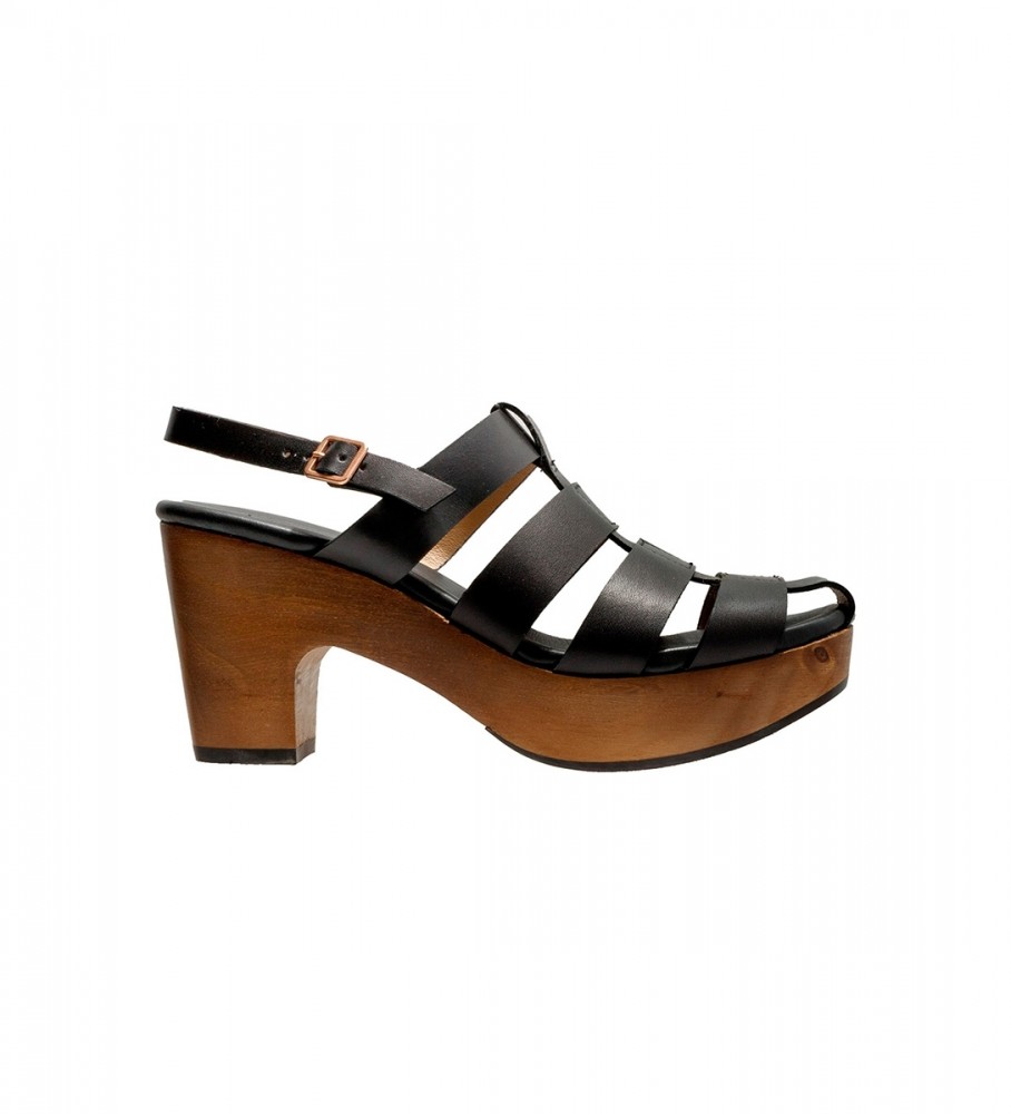 Sandálias Neosens S3271 St. Laurent pretas - Salto de 8 cm -