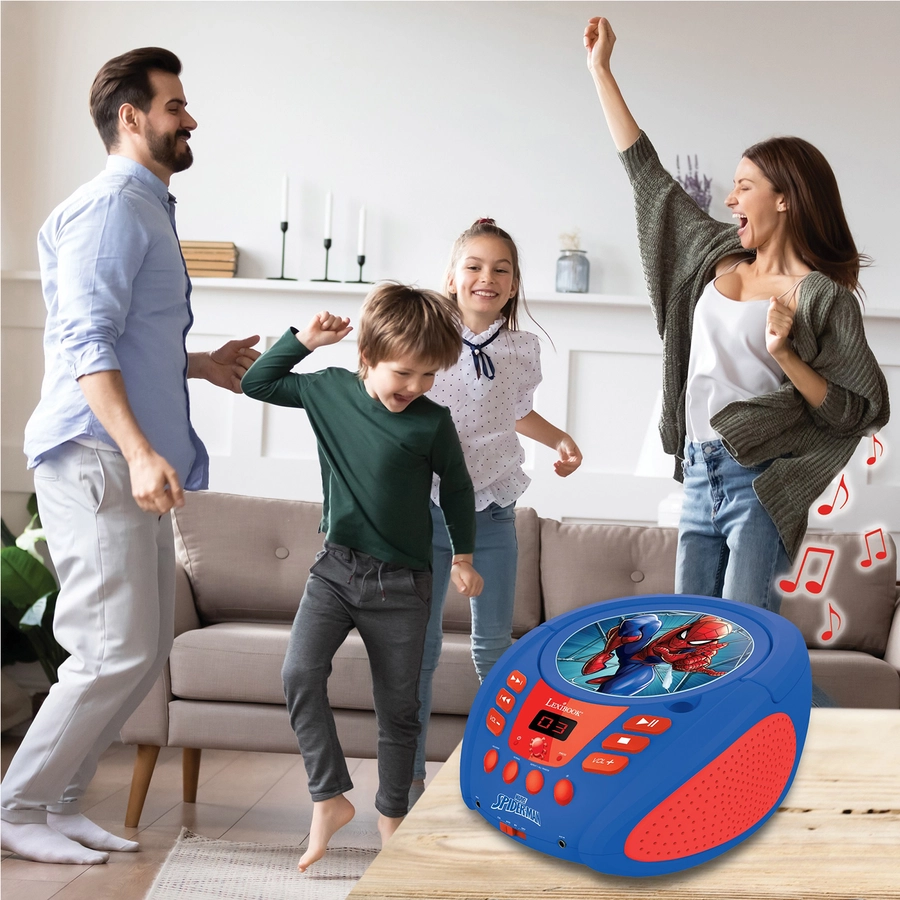 LEXIBOOK Spiderman CD-Player mit Bluetooth