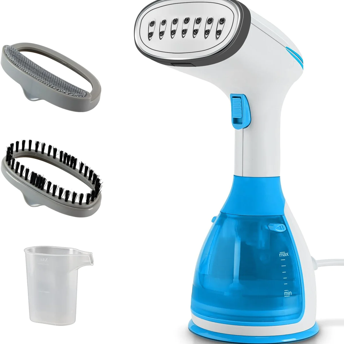 Défroisseur Vapeur de 280 ml 1500W bleu blanc Vendos85