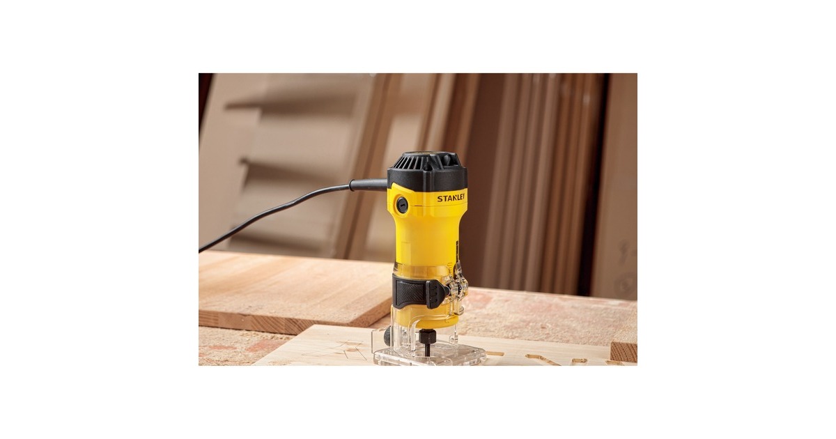 Stanley550W Kantenfrees bovenfrees  (Geel/zwart)