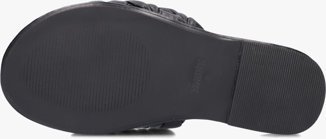 BRONX zwarte bronx slippers delan-y 85020-d