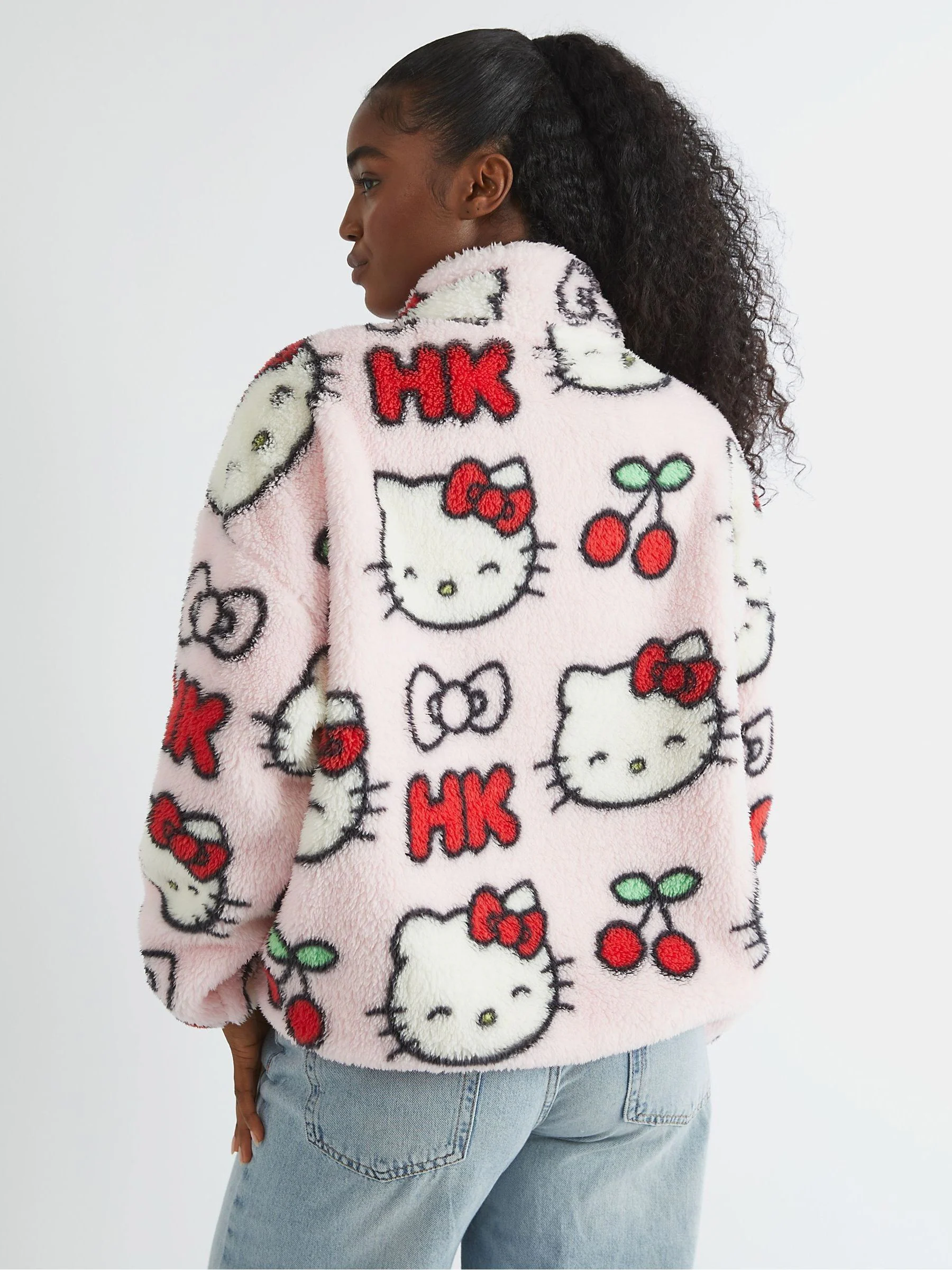 Skinnydip Hello Kitty x Skinnydip Cherry Longline Fleece