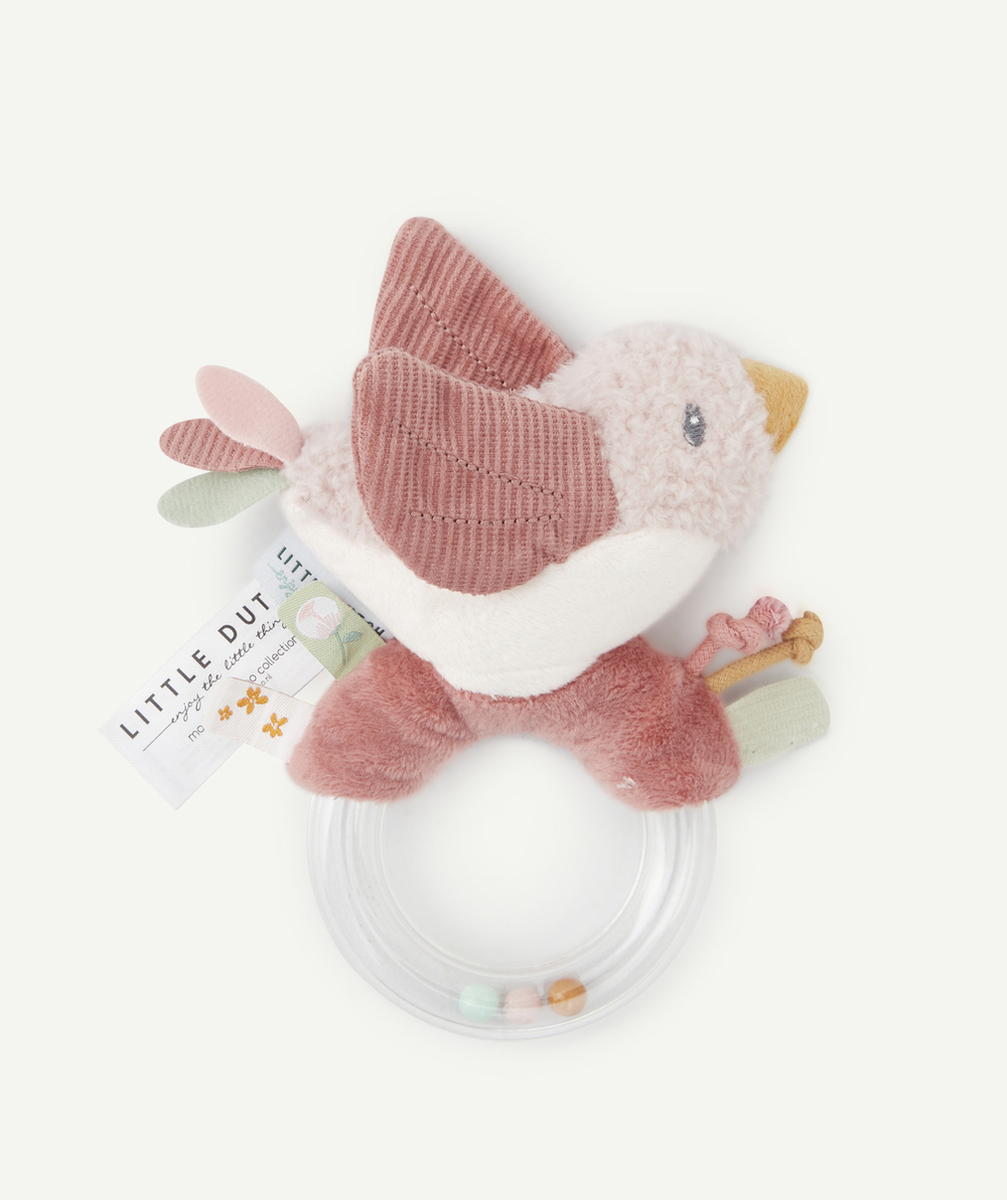 LITTLE DUTCHHOCHET ANNEAU OISEAU ROSE