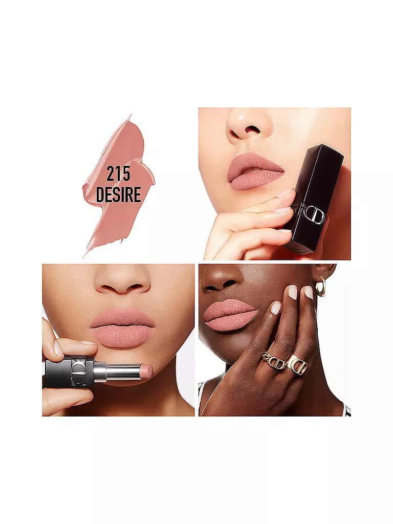 DIOR Lippenstift - Rouge Dior Forever Lipstick (215 Desire) camel