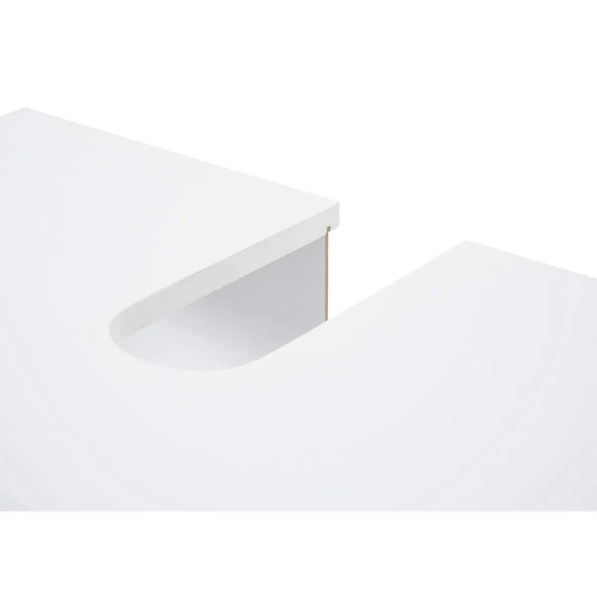 Mendler Meuble sous-lavabo HWC-B63 - Blanc
