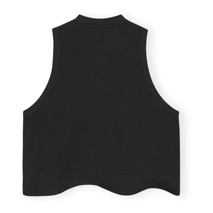 Ganni Top Active Mesh Matières Recyclées | Noir