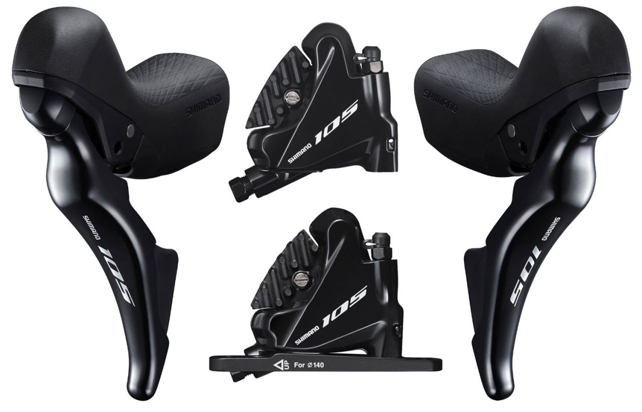 Shimano 105 ST-R7025+BR-R7070 2x11-fach Scheibenbremsen-Set kaufen | Bike-Discount