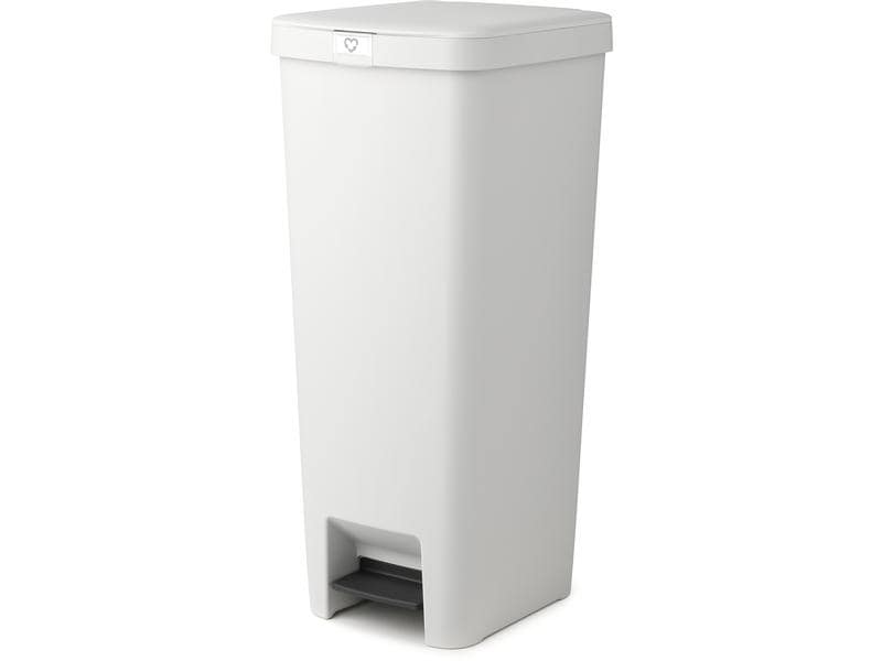 Brabantia Abfalleimer StepUp 40 l, Hellgrau Treteimer