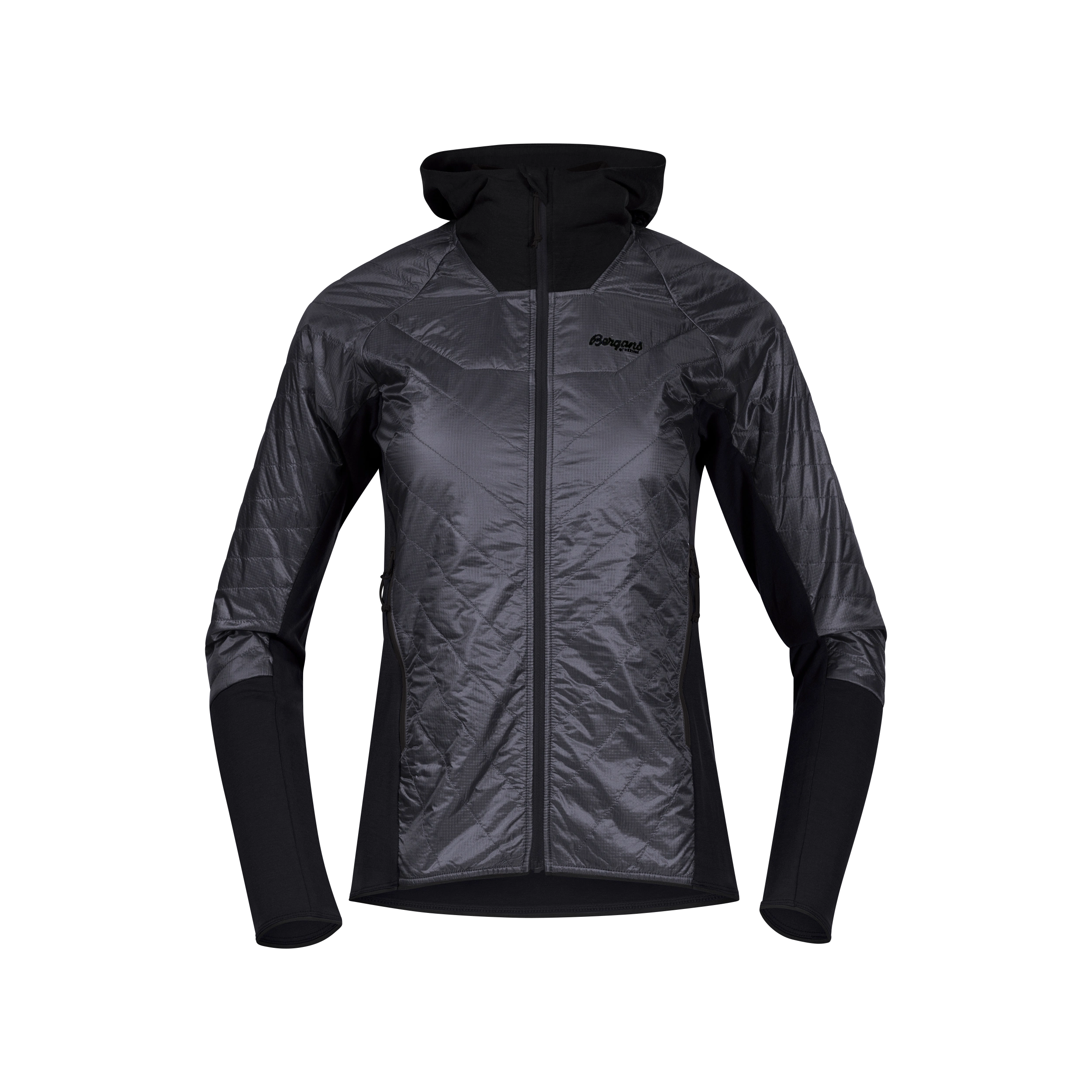 Cecilie Light Insulated Hybrid Jacket Solid Dark Grey