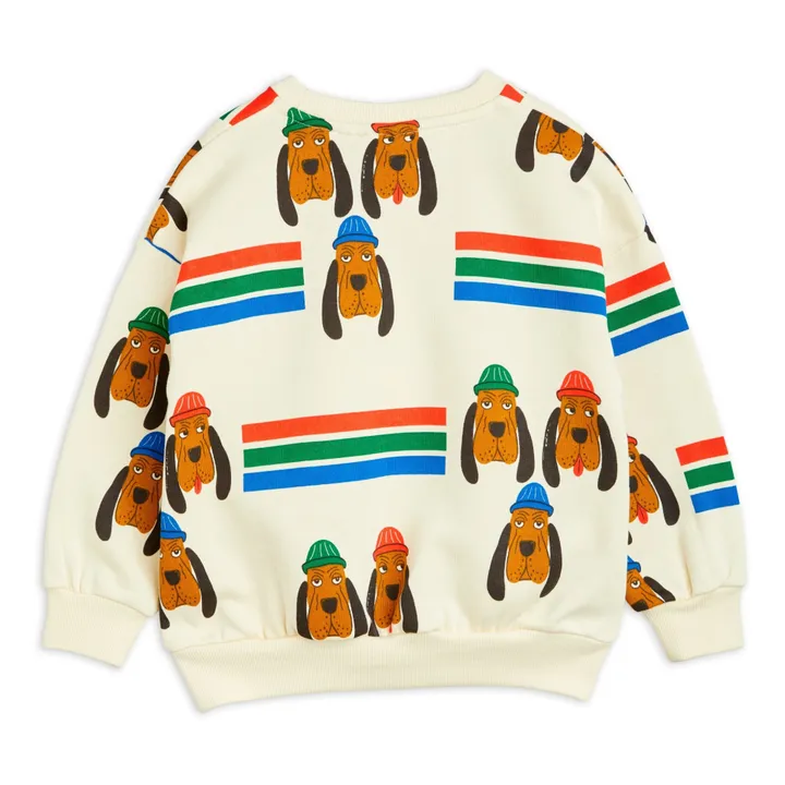 Mini Rodini Sweat Coton Bio Chiens | Crème