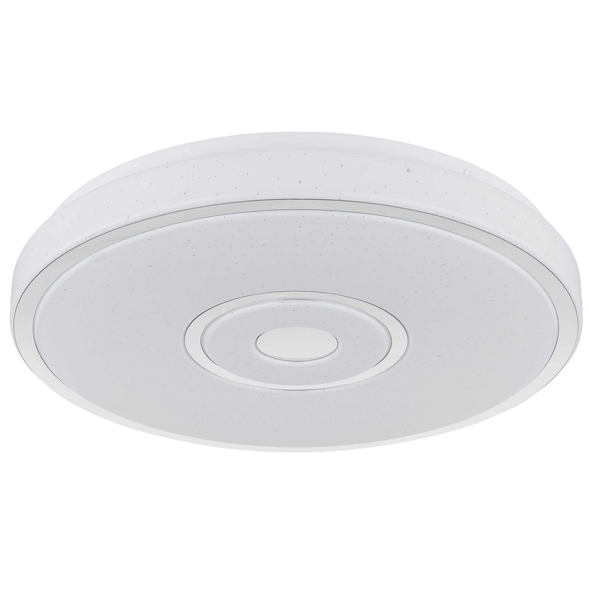 LED-Deckenleuchte - weiß - Chrom - 38 cm