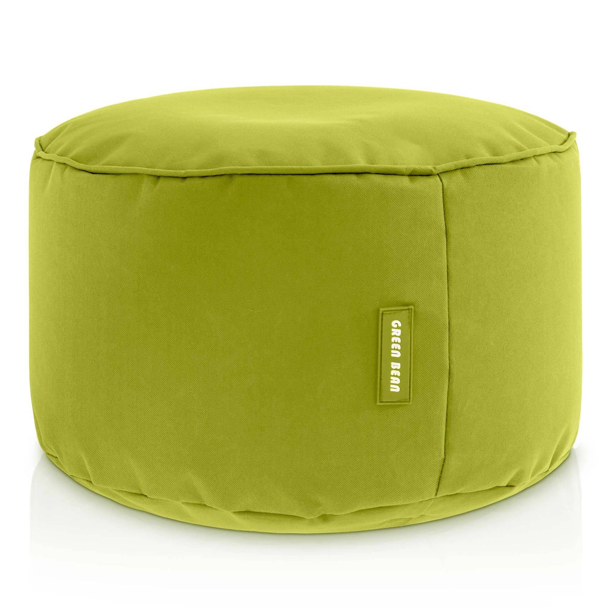 Groene Bean Zitzak Kruk 45x25cm met EPS-korrelvulling - Voetenbank Voetkussen Zitpoef voor Zitzakken - Vloerkussen voor Kinderen en Volwassenen - Voetsteun Zitkussen Zitkruk Groen