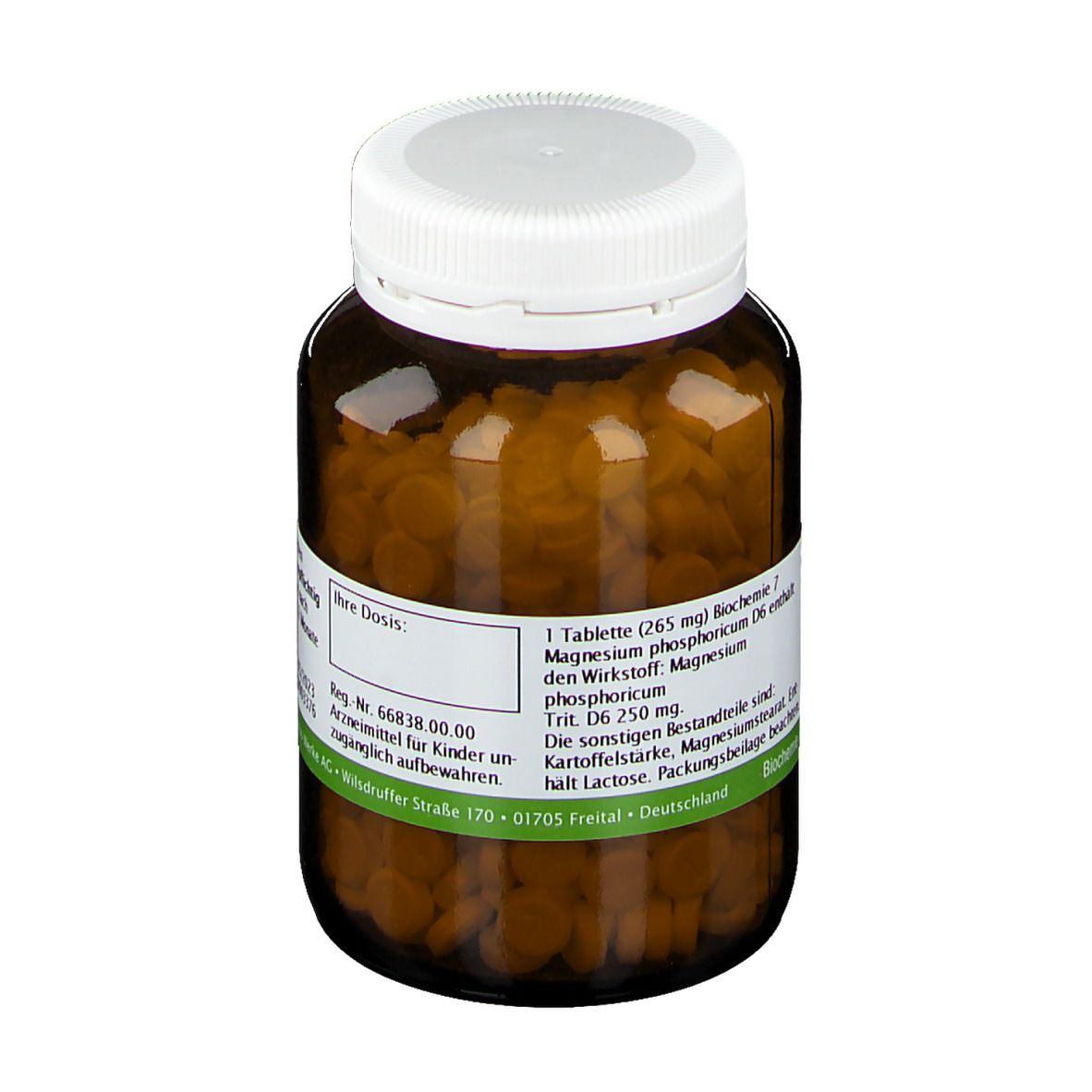 Bombastus Biochemie 7 Magnesium phosphoricum D 6 Tabletten