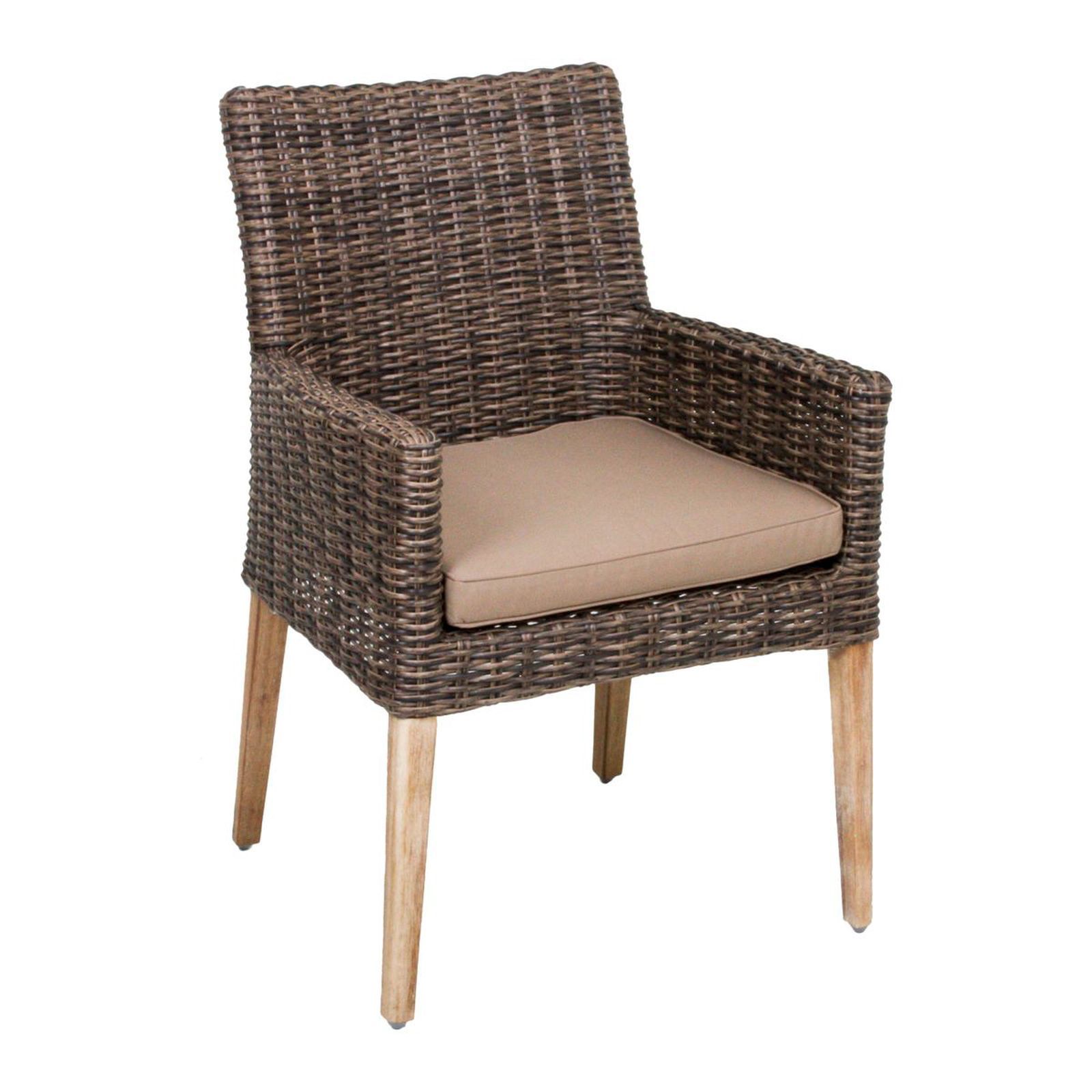 5-teilige Lounge-Sitzgruppe NORVELL - runder Tisch