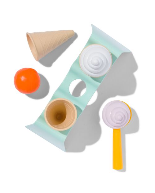 4 moules à sable pour glaces - bioplastique