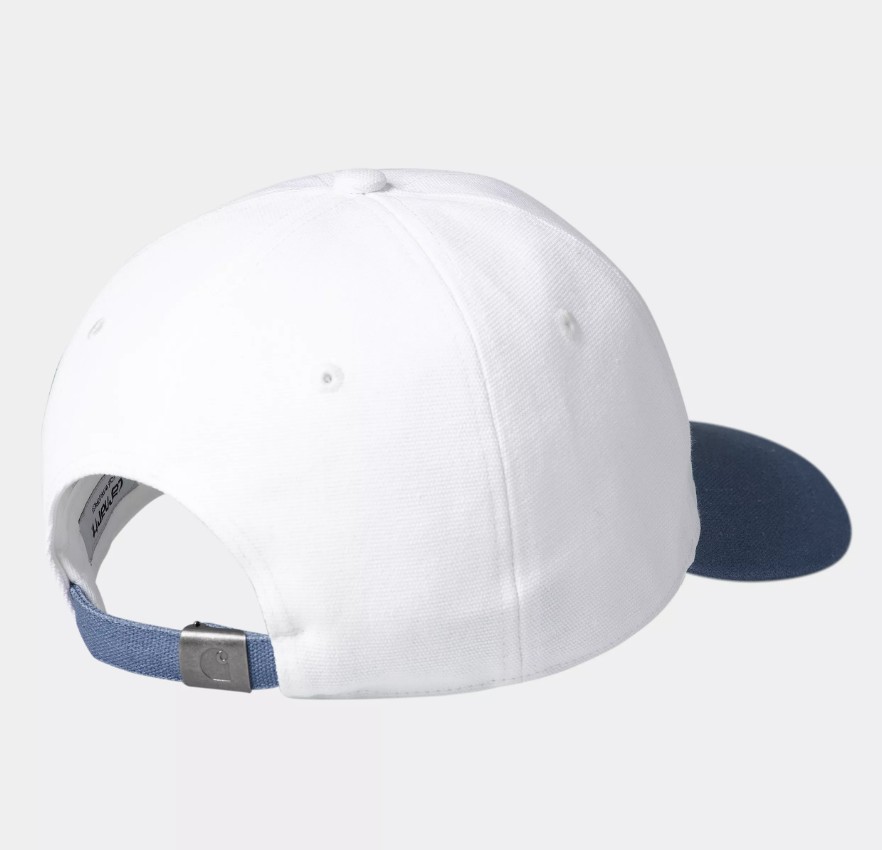 Carhartt WIP Lecture Cap White / Blue Iris