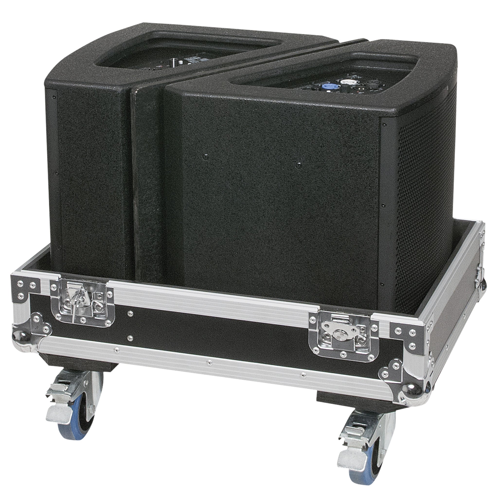 DAP flightcase voor 2x DAP M12 vloermonitoren
