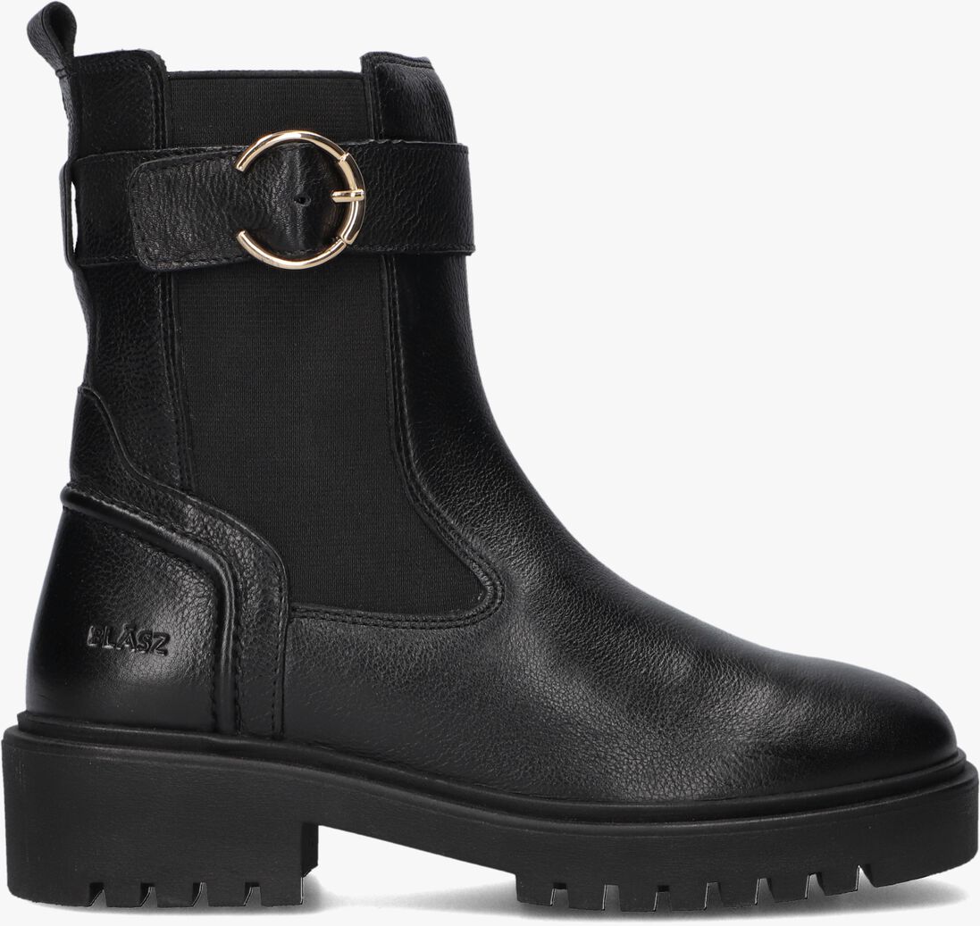 zwarte blasz enkelboots monk-28